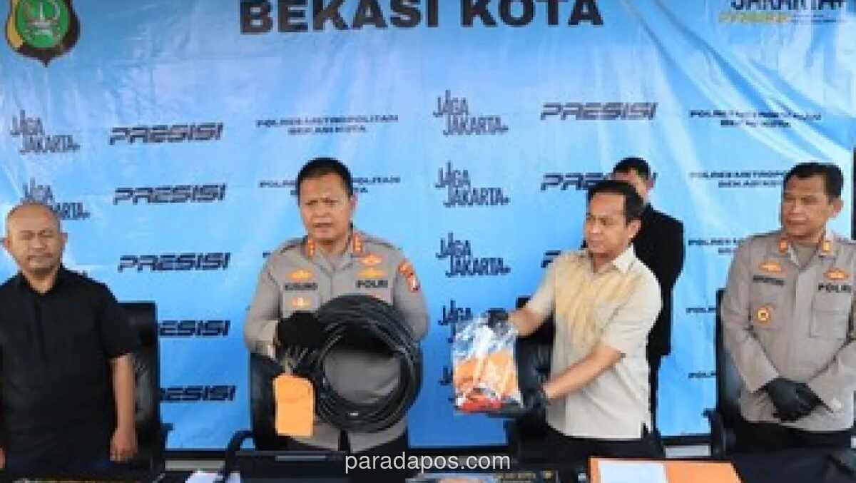 Pria di Bekasi Selatan Ditangkap Usai Curi Kabel BTS, Sempat Ganggu Sinyal Telekomunikasi