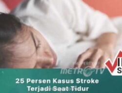 Satu dari Empat Serangan Stroke Terjadi Saat Tidur, Pakar Ingatkan Risiko Terlewatnya Masa Kritis
