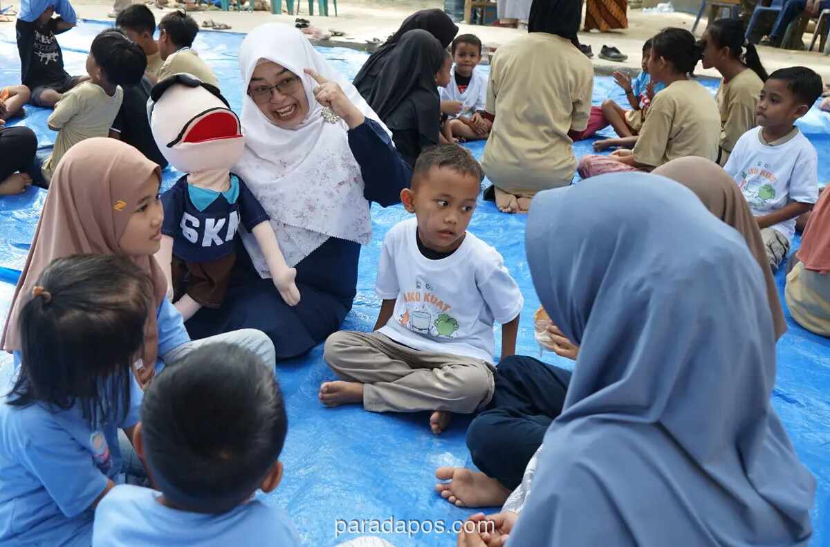 YAICI dan Relawan Tangani Malnutrisi Balita di Tiga Wilayah Bencana, Anak Terpaksa Konsumsi Air Tajin
