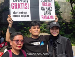 Zaskia Adya Mecca Dirikan Posko Logistik Gratis untuk Mahasiswa yang Berdemo di Bundaran HI