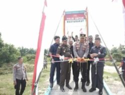 Kapolri Resmikan Tujuh Jembatan Merah Putih Presisi di Kuansing, Hadiah Hari Bhayangkara ke-80