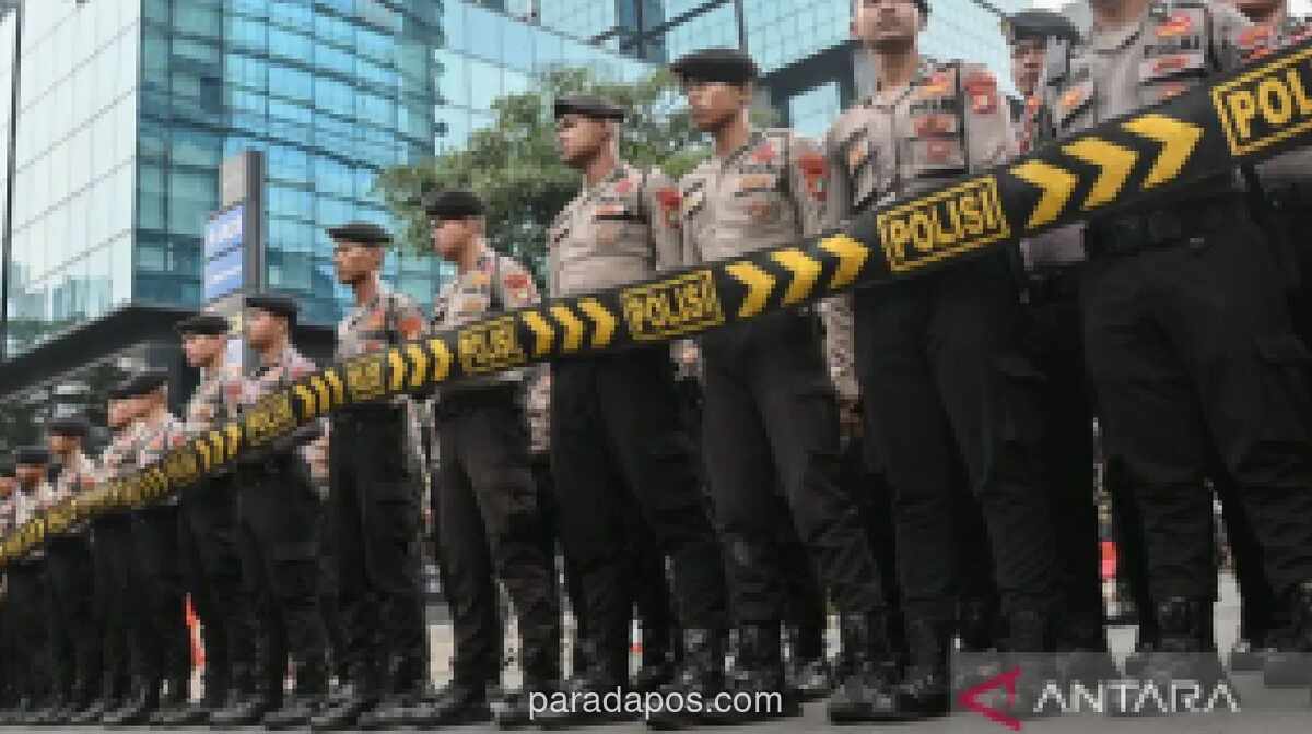 Polisi Kerahkan 700 Personel Kawal Aksi Unjuk Rasa di Gambir dan Gedung DPR/MPR