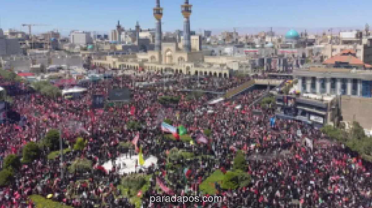 AS Serang Iran Saat Pemakaman Khamenei, Balasan Rudal Balistik Iran Hantam Sekutu AS