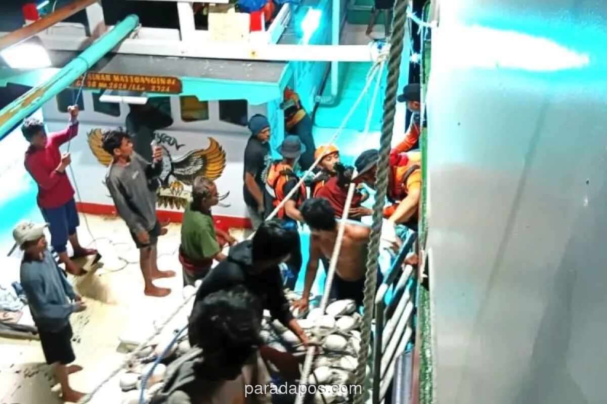 Lima Penumpang KM Nurul Salsa Ditemukan Selamat Berpegangan pada Rumah Ikan, 20 Orang Masih Hilang