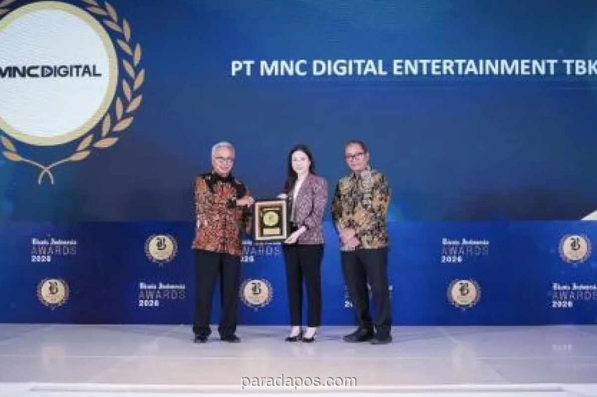 MNC Digital Entertainment Raih Penghargaan Bisnis Indonesia Awards 2026 Berkat Kinerja Keuangan dan Komitmen Keberlanjutan