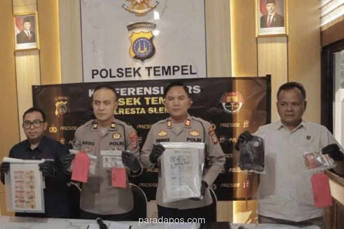 Pria Sleman Cetak Uang Palsu Pakai Printer Pribadi, Raup Untung dari Uang Kembalian Belanja