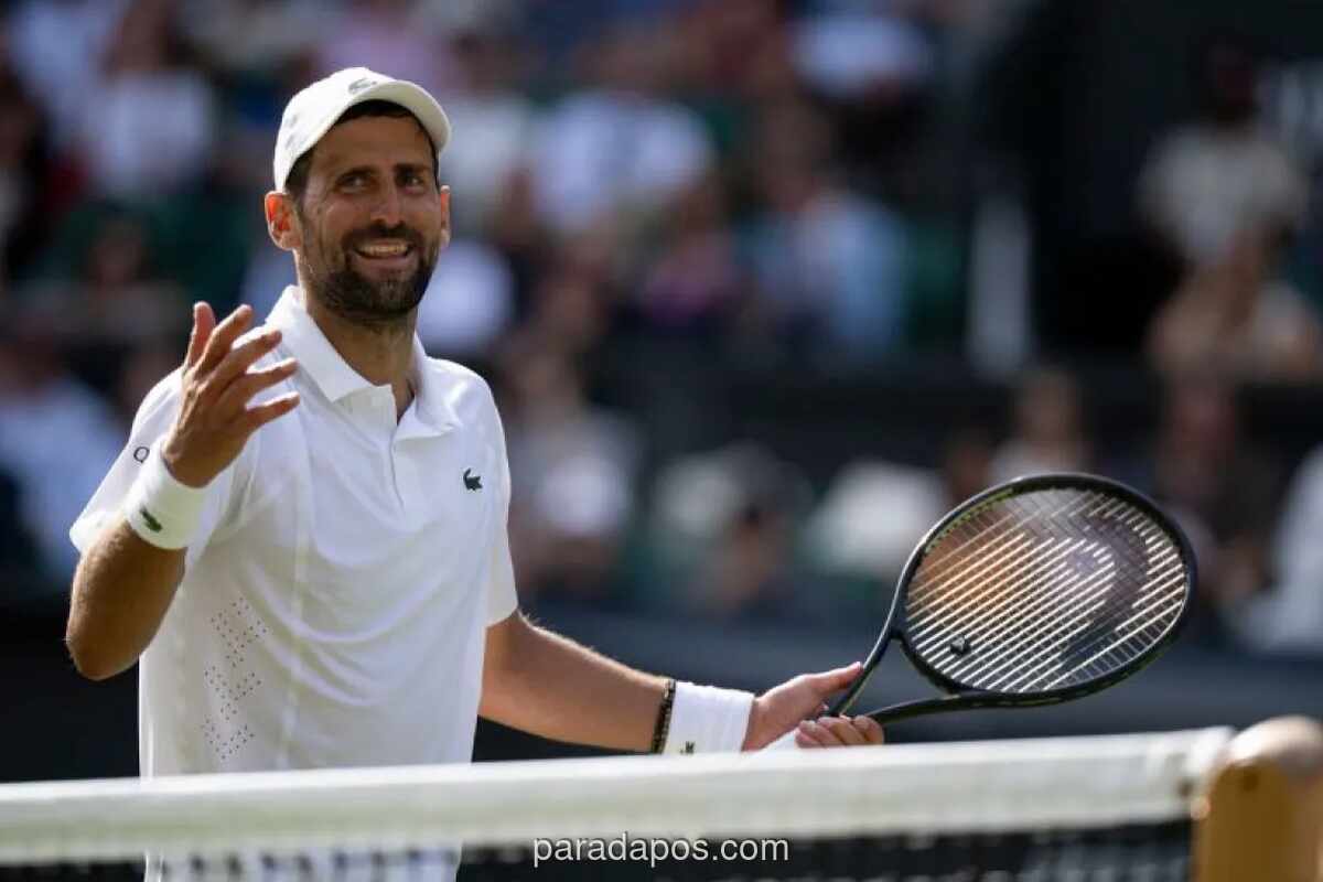 Djokovic Kalahkan Safiullin di Wimbledon 2026, Pecahkan Rekor Kemenangan Federer