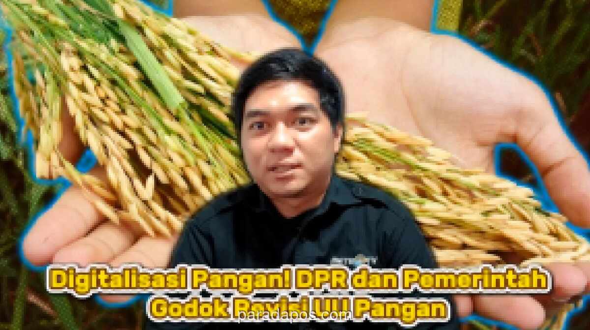 DPR dan Pemerintah Godok Digitalisasi Penuh Sektor Pangan Lewat Revisi UU Pangan