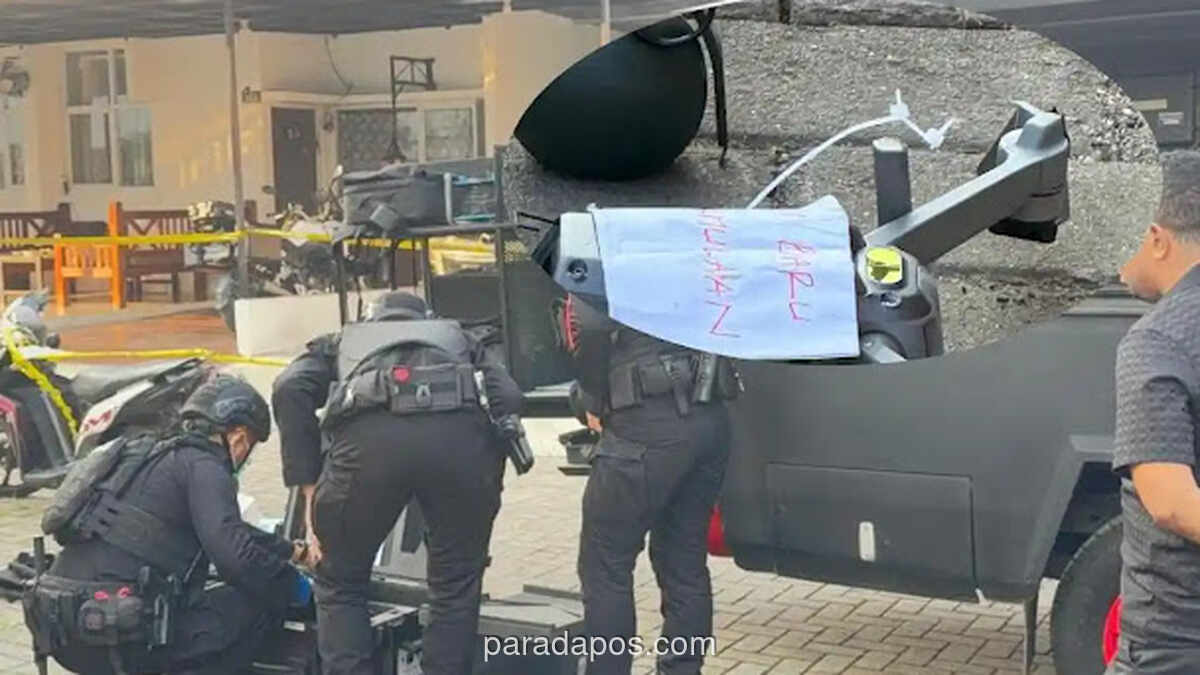 Drone Jatuhkan Granat Replika dan Pesan Ancaman ke Rumah Pengacara di Depok, Polisi Selidiki