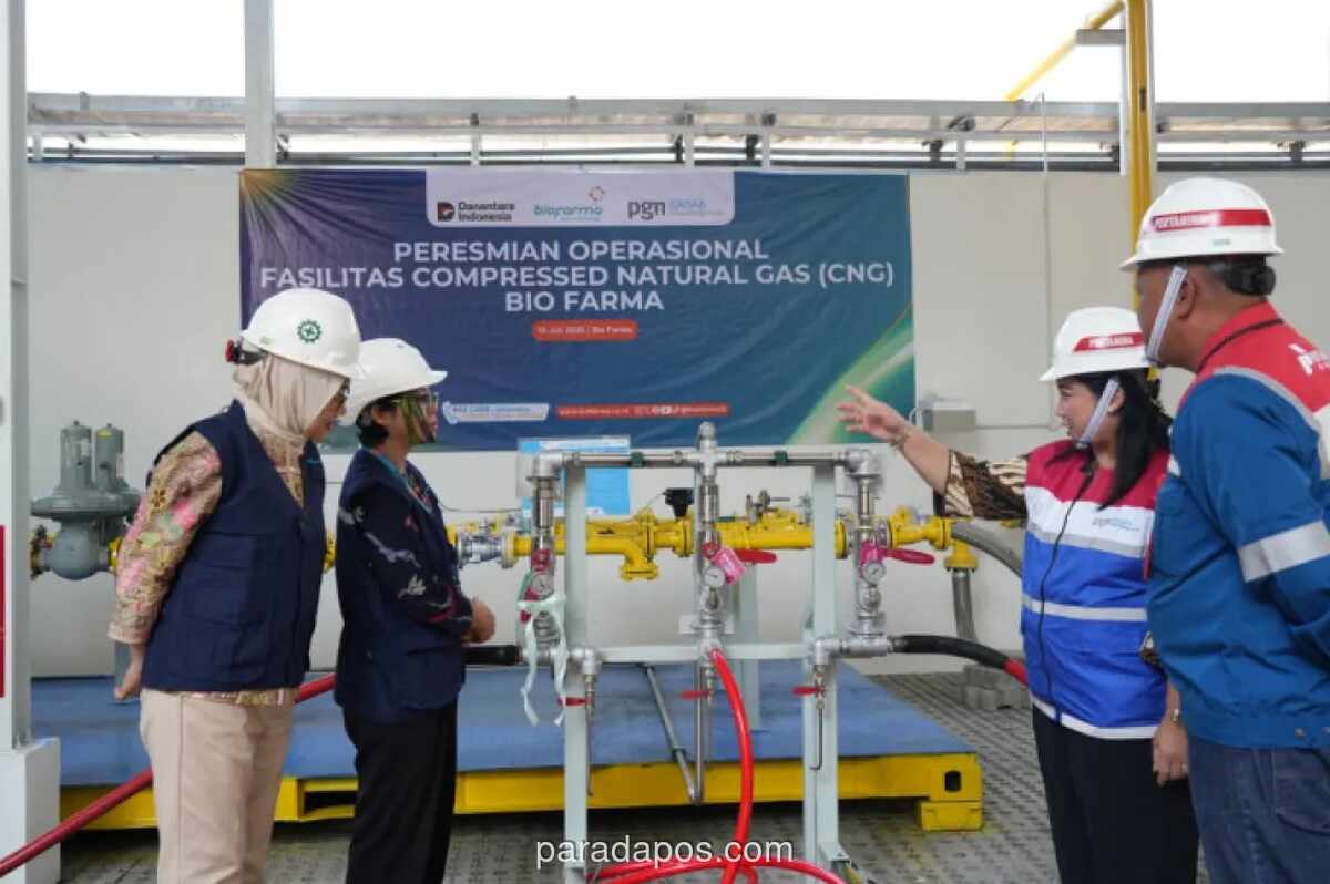 Bio Farma dan PGN Gagas Resmikan Kerja Sama CNG, Target Efisiensi Operasional 40 Persen