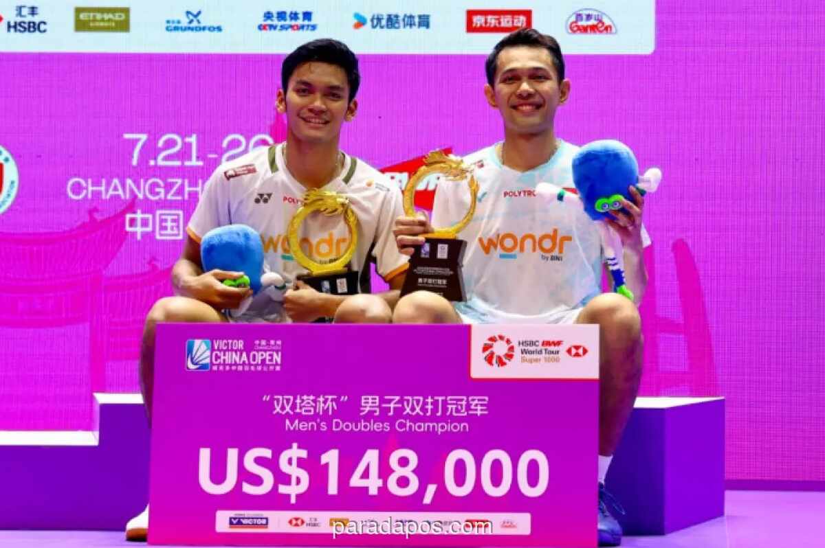 Fajar/Fikri Juara China Open 2026, Taklukkan Ganda Nomor Satu Dunia