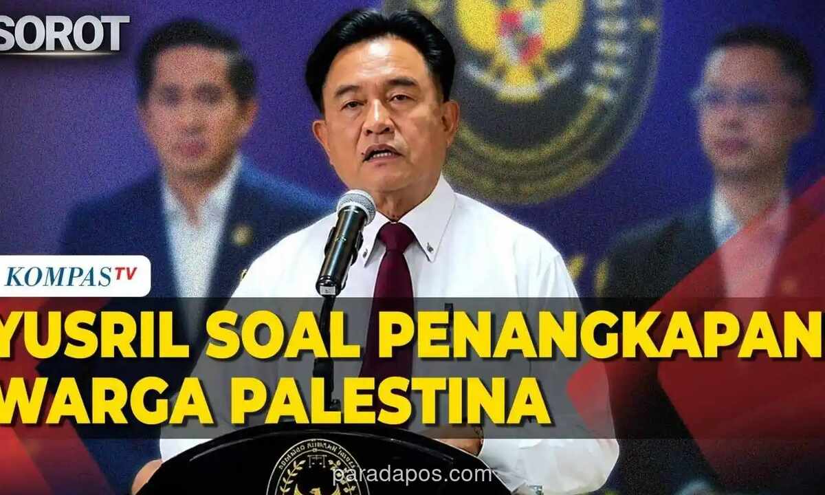Menko Yusril: Deportasi Warga Palestina ke Siprus Murni Penegakan Hukum, Bukan Isu Politik