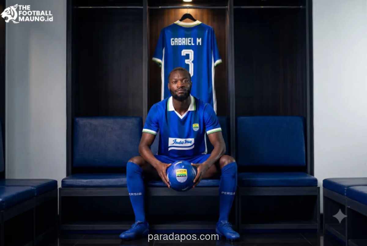 Gabriel Mutombo Resmi Berseragam Persib, Pilih Nomor 3 Bukan karena Kurzawa