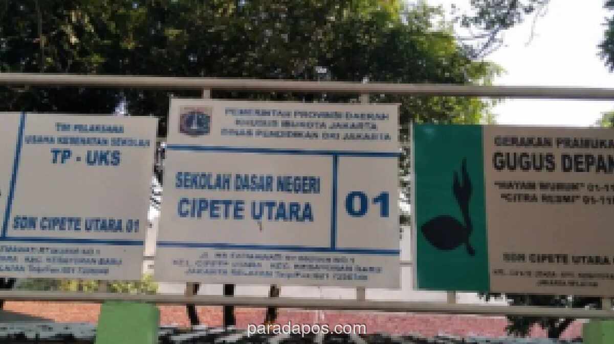 Pembangunan SDN Cipete Utara 01 Rampung Usai Mangkuk Setahun Akibat Ubah Konsep Jadi Gedung 20 Lantai