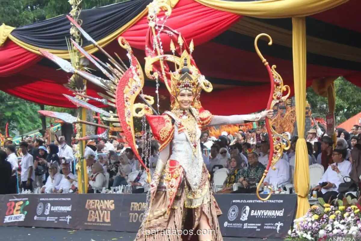 Gubernur Khofifah Resmi Buka Banyuwangi Ethno Carnival 2026, Angkat Tema Perang Bayu ke Panggung Global