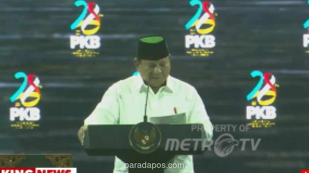 Prabowo Terharu PKB Dukung Penuh Arah Baru Kebijakan Ekonomi, Tolak Istilah Prabowonomics