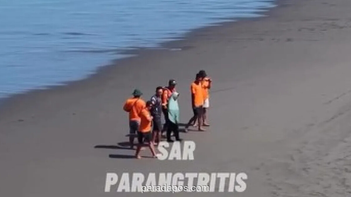 Wanita Berjalan ke Tengah Laut Parangtritis Dievakuasi, Lalu Hilang dari Posko SAR