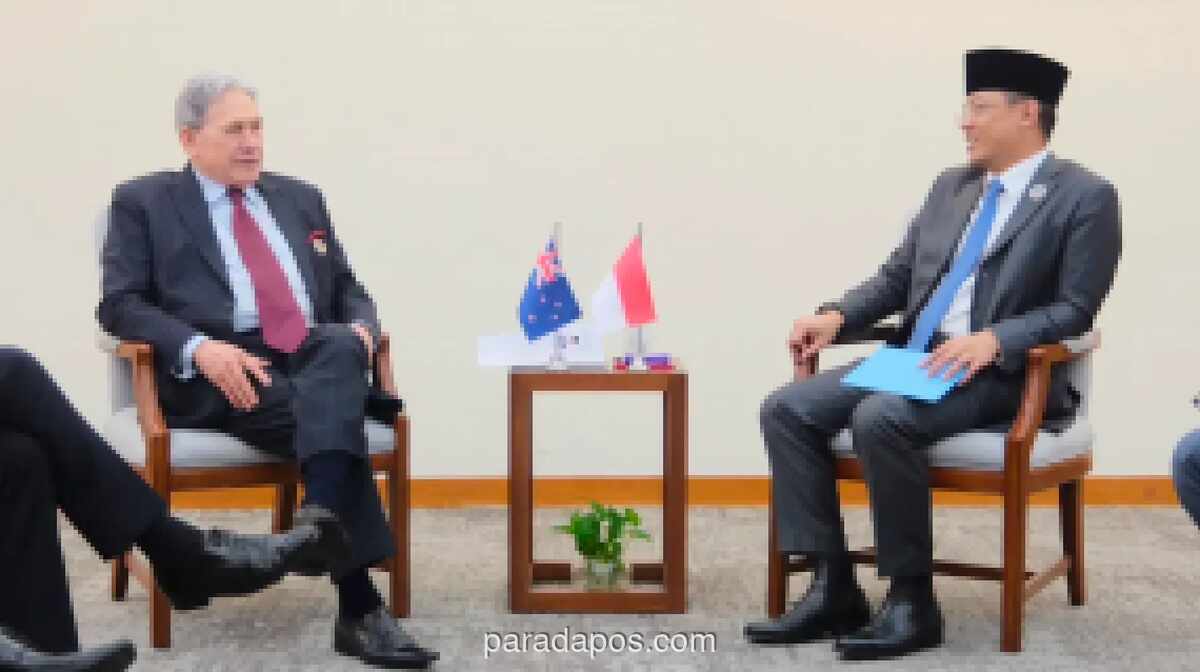 Indonesia dan Selandia Baru Sepakat Perkuat Kerja Sama Pertahanan hingga Program Gizi Anak