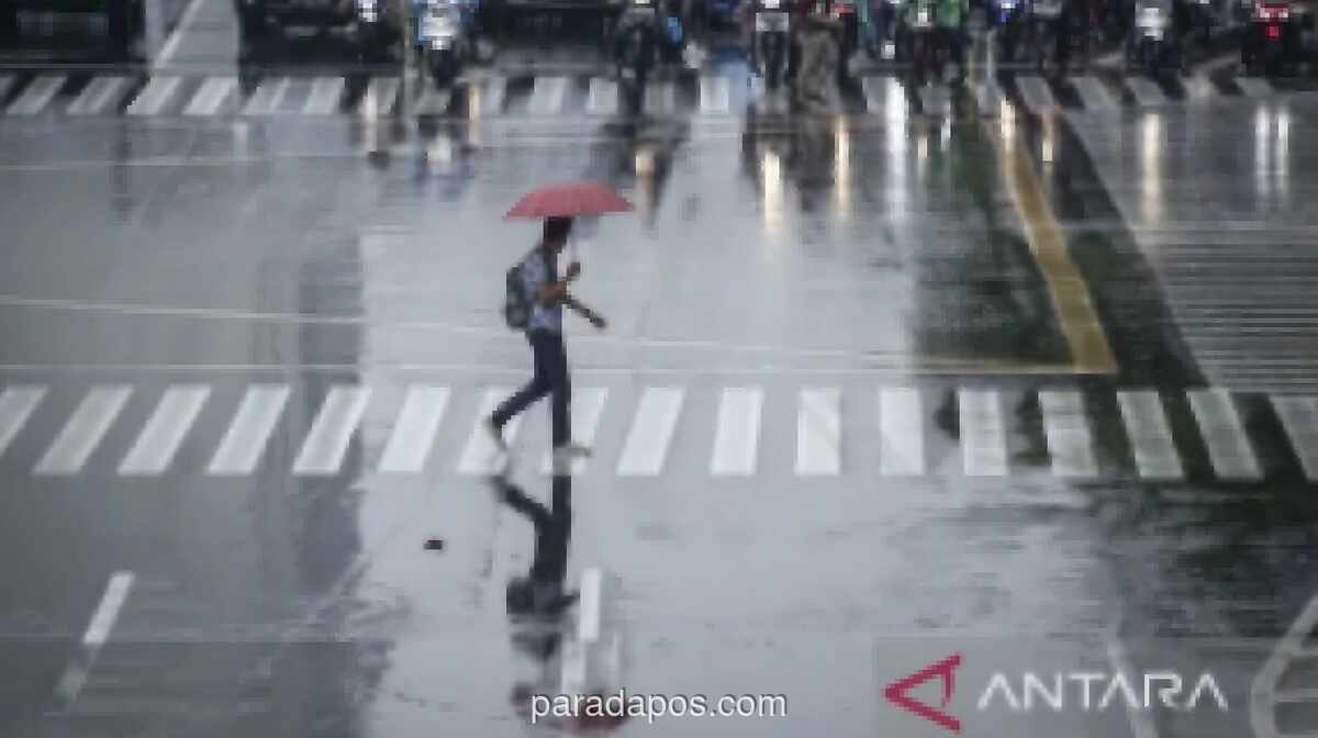 BMKG: Sebagian Jakarta Diguyur Hujan Ringan, Bogor Depok Bekasi Waspada Cuaca Basah