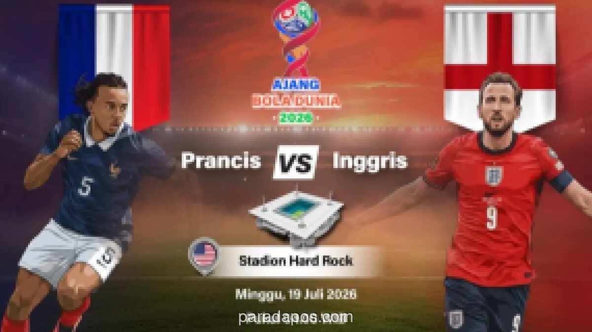 Inggris Hajar Prancis 6-4 di Perebutan Tempat Ketiga Piala Dunia 2026, Saka Cetak Hattrick