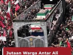 Jutaan Pelayat Iringi Pemakaman Ayatollah Ali Khamenei di Teheran Setelah Penundaan Akibat Ketegangan Geopolitik