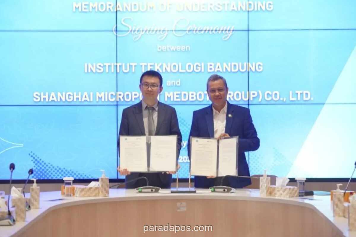 ITB Jalin Kerja Sama dengan Perusahaan China Kembangkan Robotika Medis dan Bedah Jarak Jauh