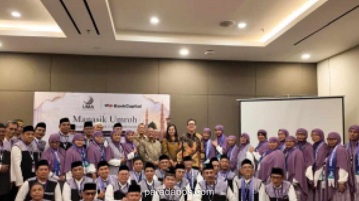 Bank Capital Berangkatkan 50 Nasabah Prapensiun dan Pensiun untuk Umrah ke Tanah Suci