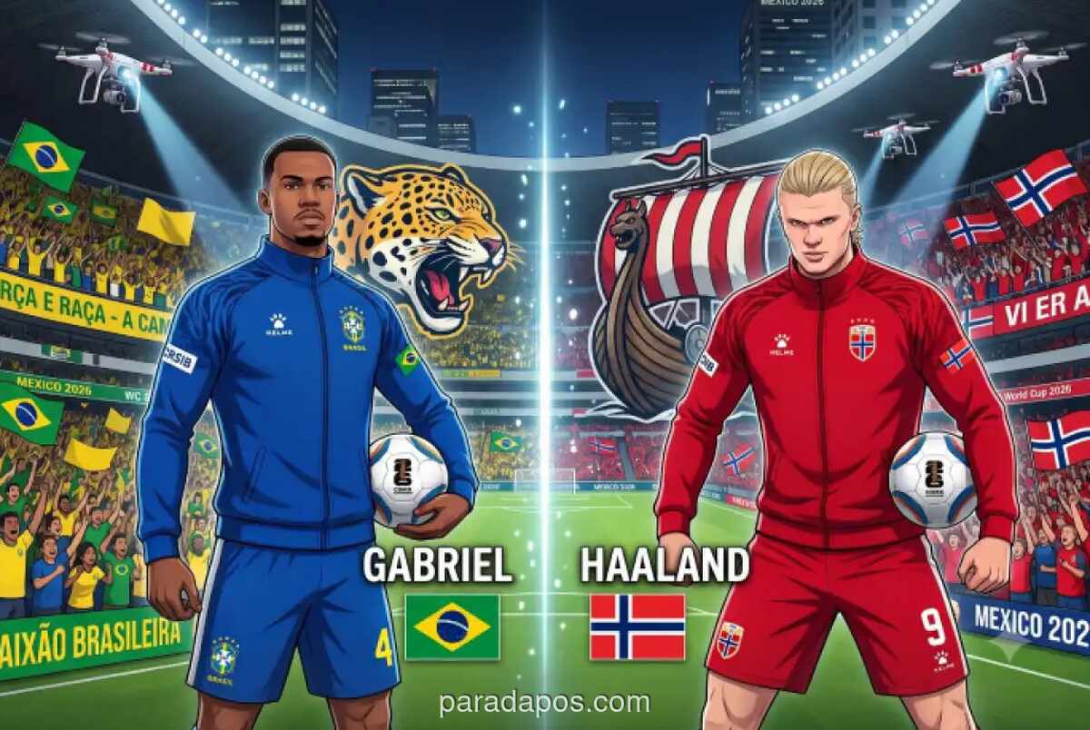 Duel Gabriel vs Haaland Berlanjut ke Panggung Piala Dunia 2026, Brasil vs Norwegia Perebutkan Tiket Perempat Final