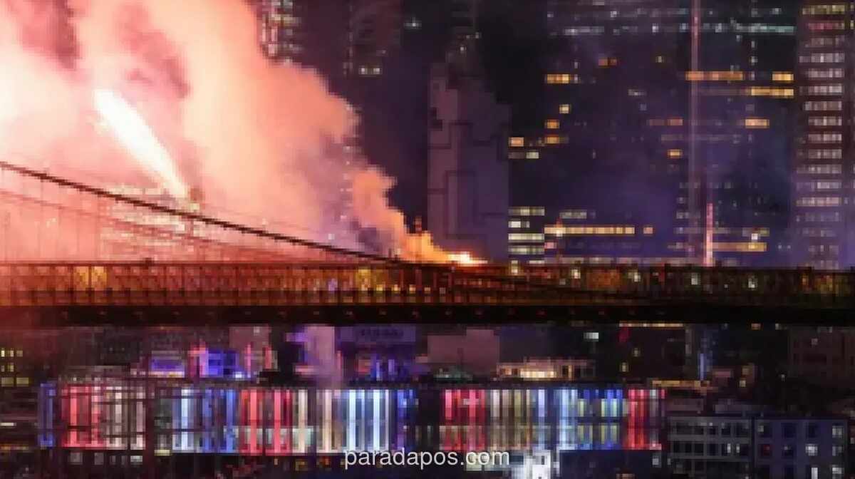 Kebakaran Kecil di Jembatan Brooklyn Saat Puncak Perayaan 4 Juli, Tak Ganggu Pertunjukan Kembang Api