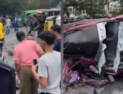 Kecelakaan Beruntun di Sibolangit, Satu Tewas dan Jalur Medan-Berastagi Lumpuh Total