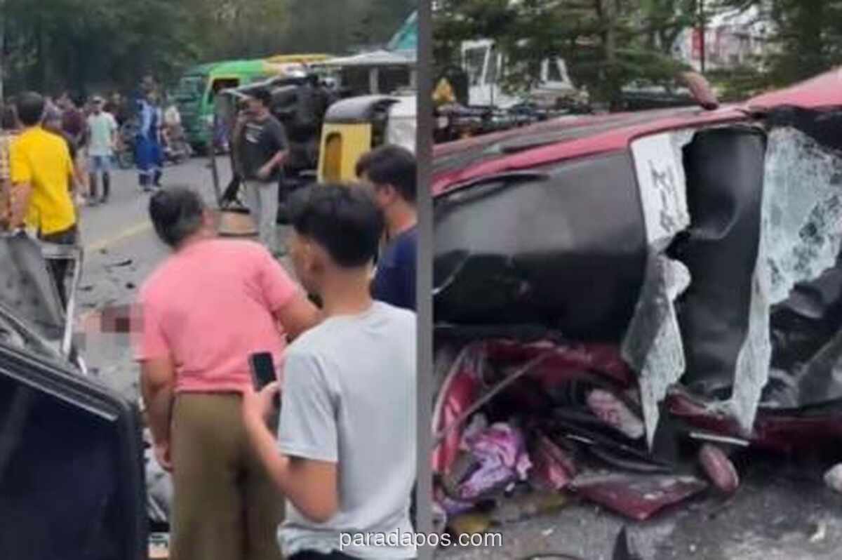 Kecelakaan Beruntun di Sibolangit, Satu Tewas dan Jalur Medan-Berastagi Lumpuh Total
