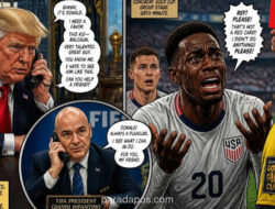 Intervensi Trump ke FIFA: Kartu Merah Balogun Dibatalkan Lewat Satu Panggilan Telepon