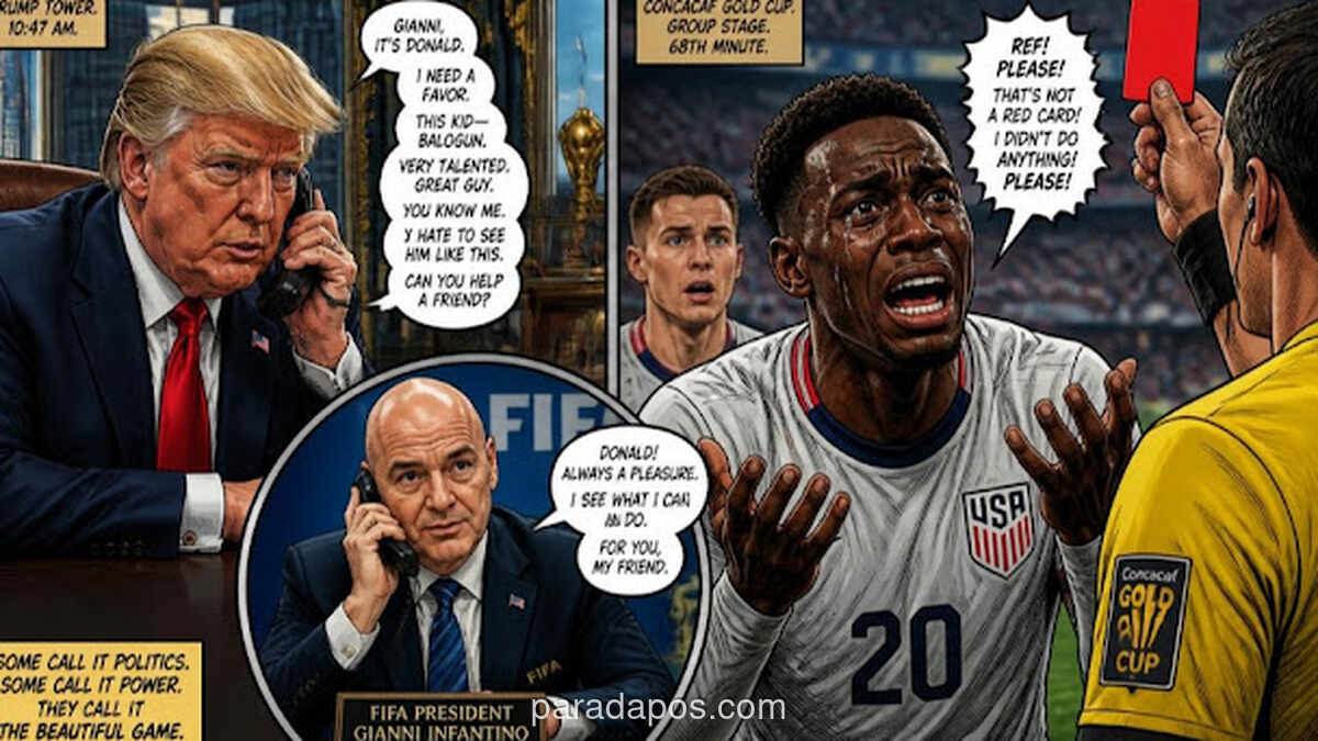 Intervensi Trump ke FIFA: Kartu Merah Balogun Dibatalkan Lewat Satu Panggilan Telepon