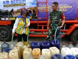 Kodim 0706 Temanggung Salurkan Bantuan Air Bersih ke Dusun Balong yang Dilanda Kekeringan
