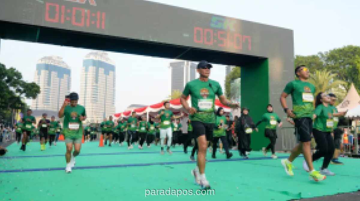 10.000 Peserta Meriahkan Kostrad Run 2026 di Monas, Peringati HUT ke-65