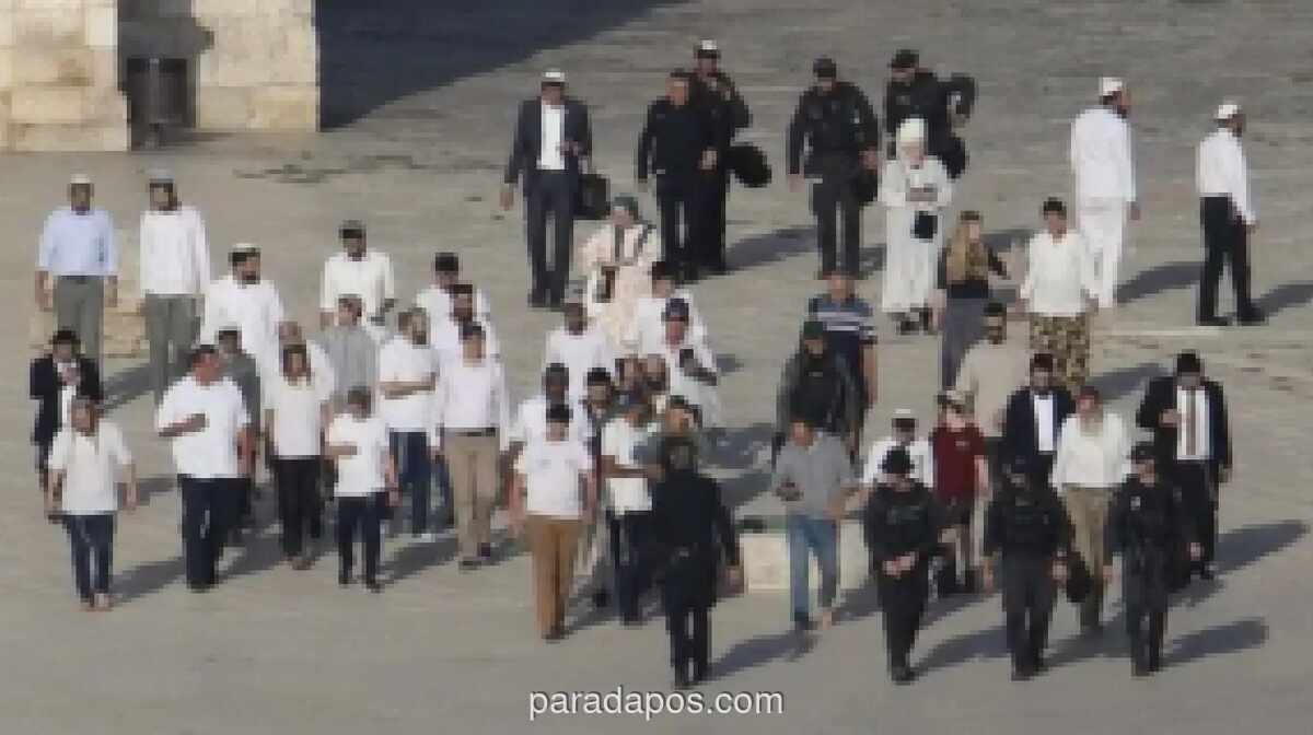 3.200 Pemukim Israel Serbu Masjid Al-Aqsa saat Perayaan Yahudi Tisha BAv, Otoritas Palestina Kecam Eskalasi Berbahaya