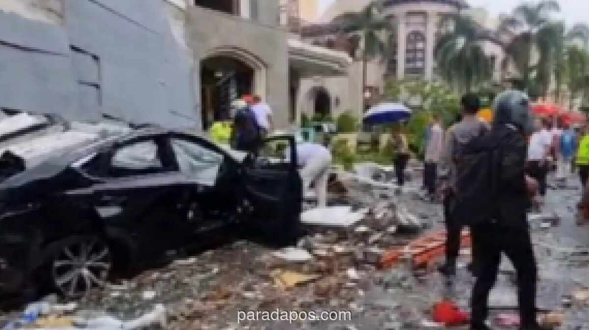 Ledakan Dahsyat di Perumahan Grand Polonia Medan, Tujuh Rumah Mewah Rusak dan Sejumlah Warga Luka