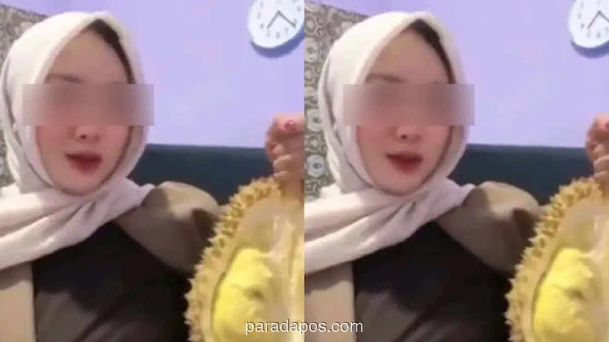 Video Wanita Berhijab Makan Durian Viral, Publik Berburu Identitas dan Akun Asli