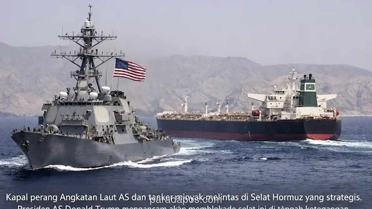 AS Lancarkan Serangan di Selat Hormuz, Iran Laporkan Belasan Ledakan di Tiga Wilayah