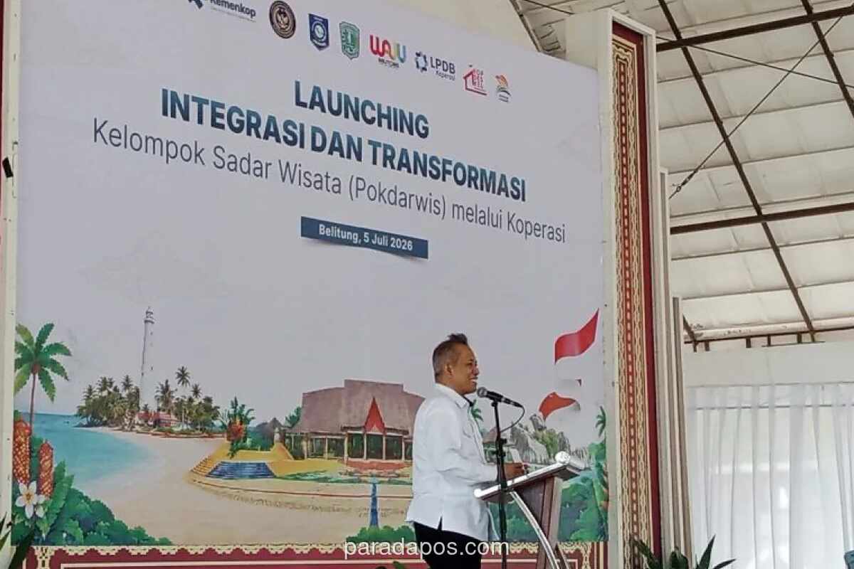 Menkop Resmikan Transformasi Pokdarwis Jadi Koperasi untuk Perkuat Ekonomi Pariwisata di Belitung