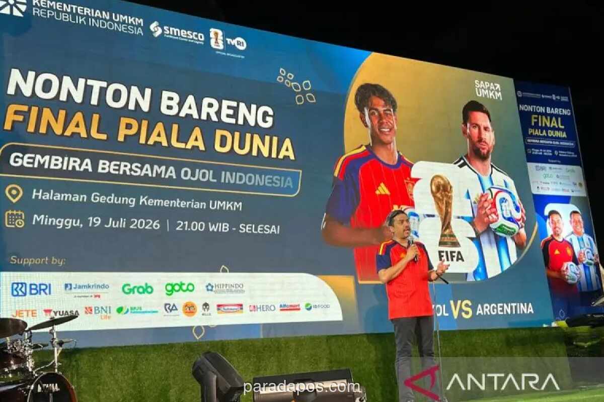 Menteri UMKM: Nobar Piala Dunia 2026 Dorong Perputaran Ekonomi Daerah