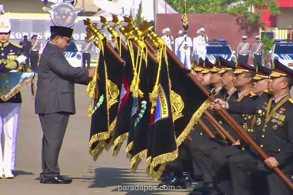Polda Riau Terima Penghargaan Nugraha Sakanti dari Presiden Prabowo di Hari Bhayangkara ke-80