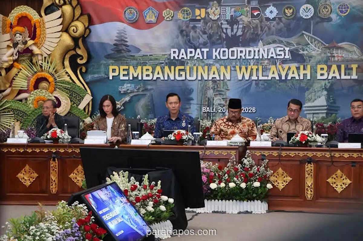 AHY Pimpin Rakor Penanganan Empat Masalah Utama Bali, Perkenalkan Konsep Satu Pulau Satu Tata Kelola