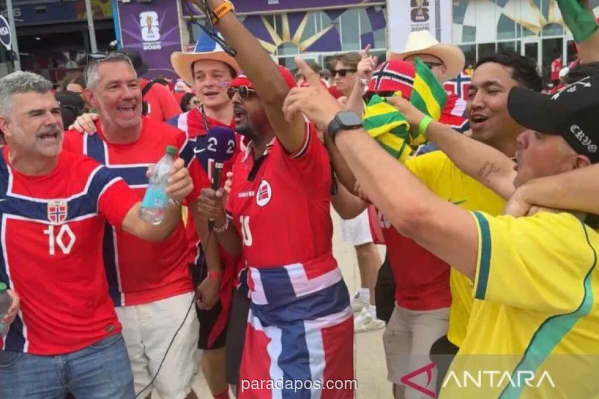 Suporter Brasil dan Norwegia Ciptakan Suasana Damai di Laga 16 Besar Piala Dunia 2026