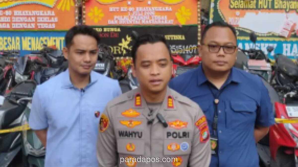 Polisi Gagalkan Penyelundupan 12 Motor Curian ke Sumatra di Gerbang Tol Cikupa