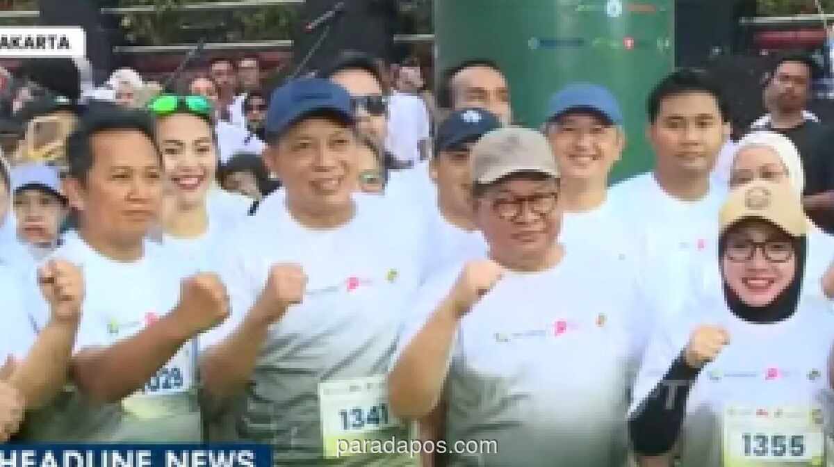 2.000 Pelari Meriahkan Fun Run Hari Koperasi ke-79 di CFD Rasuna Said