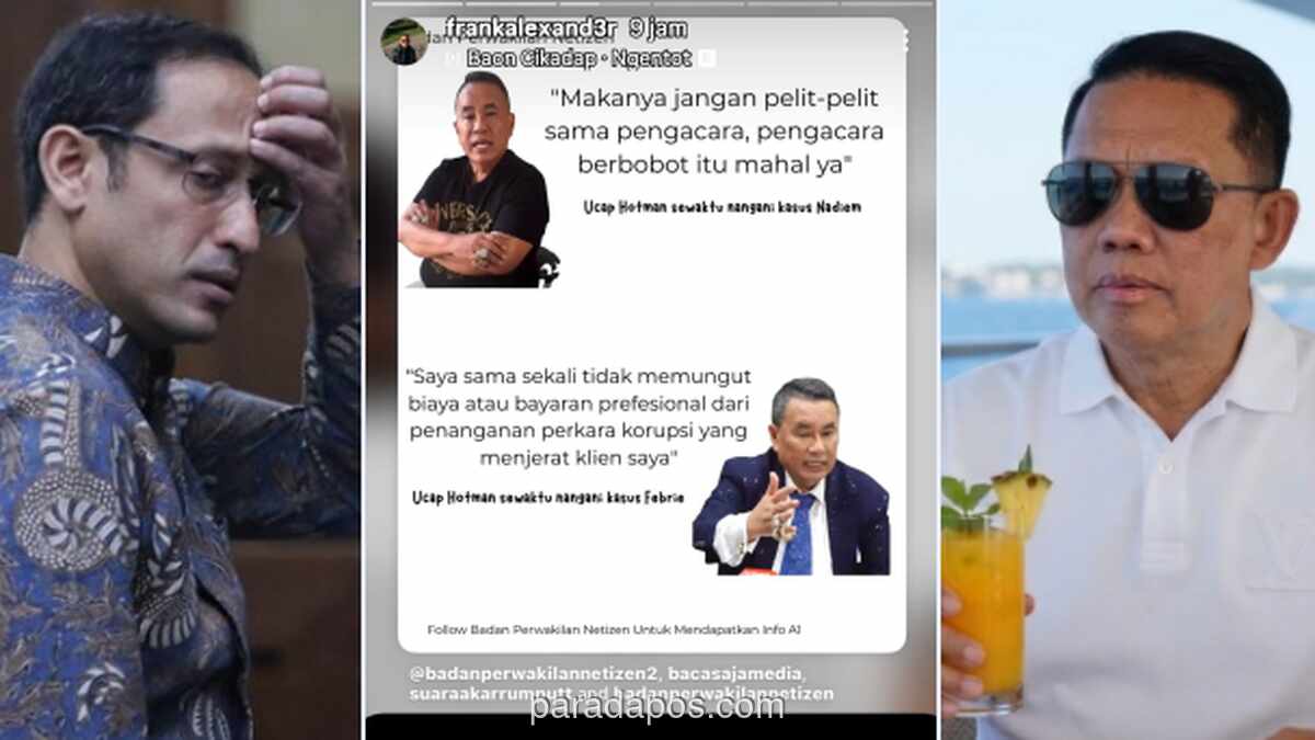 Hotman Paris Bela Febrie Adriansyah tanpa Pamrih, Sebut Prestasi Rp 430 Triliun Tak Sebanding dengan Perlakuan Hukum