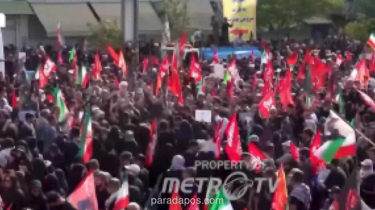 Ratusan Ribu Warga Iran Iringi Pemakaman Ayatollah Khamenei di Tengah Seruan Perlawanan terhadap AS dan Israel
