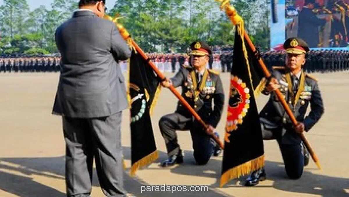 Presiden Prabowo Anugerahkan Nugraha Sakanti ke Polda Metro Jaya di Hari Bhayangkara ke-80