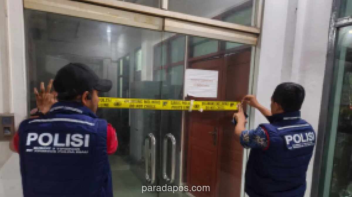 Polda Riau Geledah Kantor PUPR Rokan Hilir Terkait Dugaan Korupsi Jembatan Air Hitam